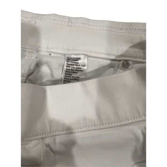 ND New Directions Weekend White pullover shorts size 12 - Picture 5 of 7